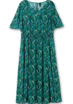 Abendkleid aus Chiffon, mit Unterkleid