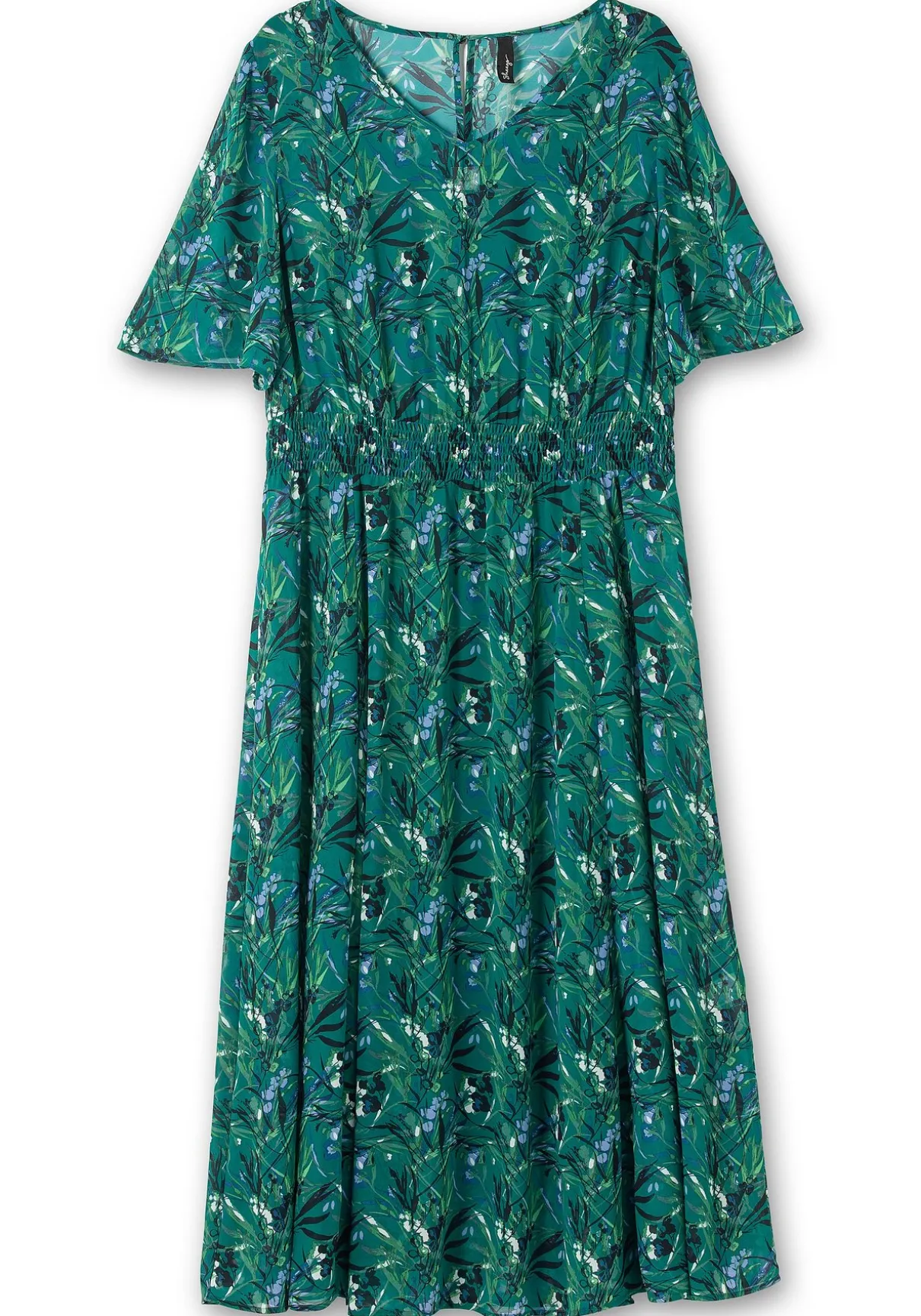 Abendkleid aus Chiffon, mit Unterkleid