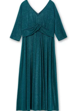 Abendkleid aus Jersey, im Glitzer-Look