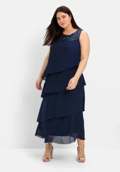 Abendkleid mit Pailletten