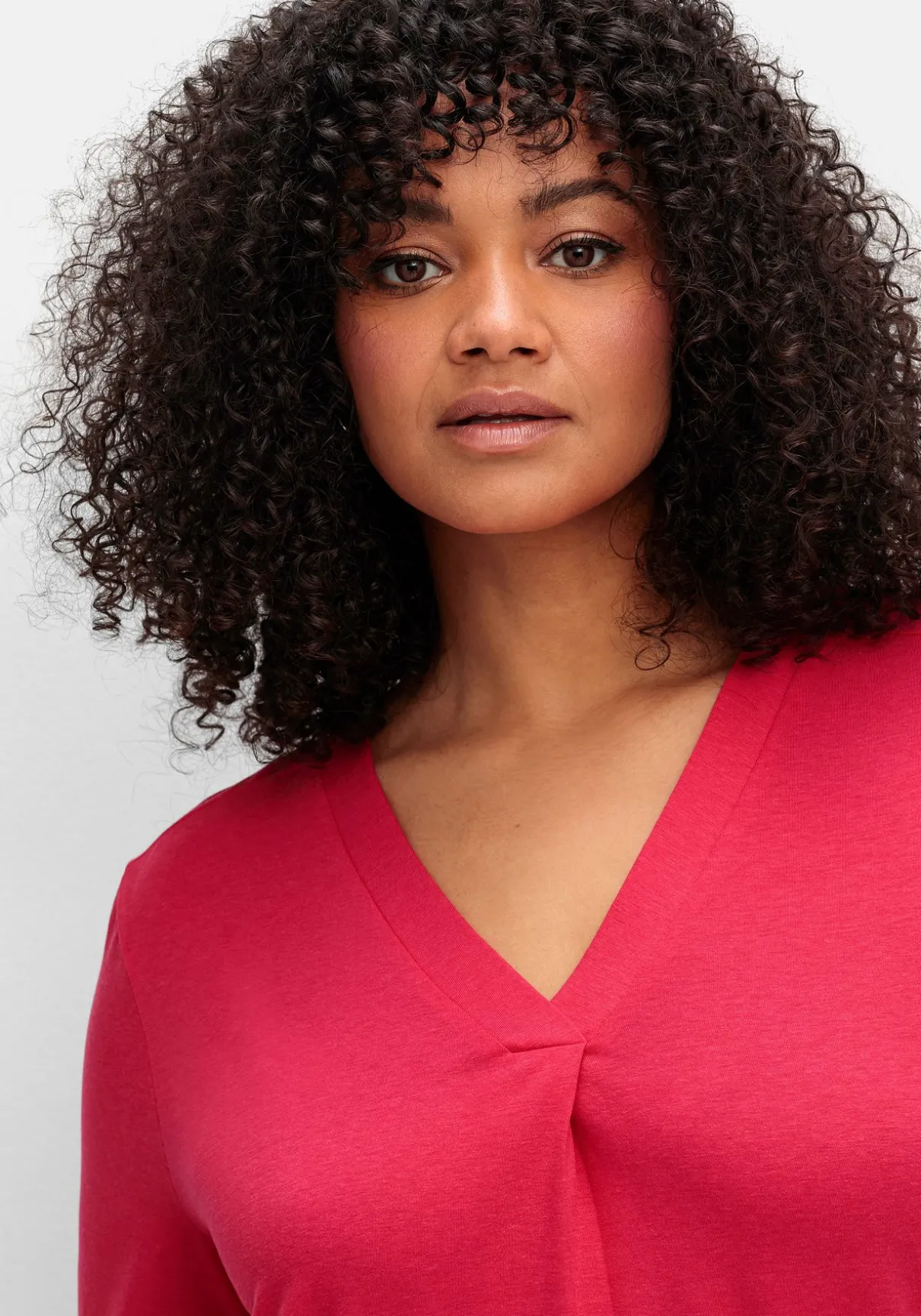 3/4-Arm-Shirt in leichter A-Linie, mit TENCEL™ Lyocell