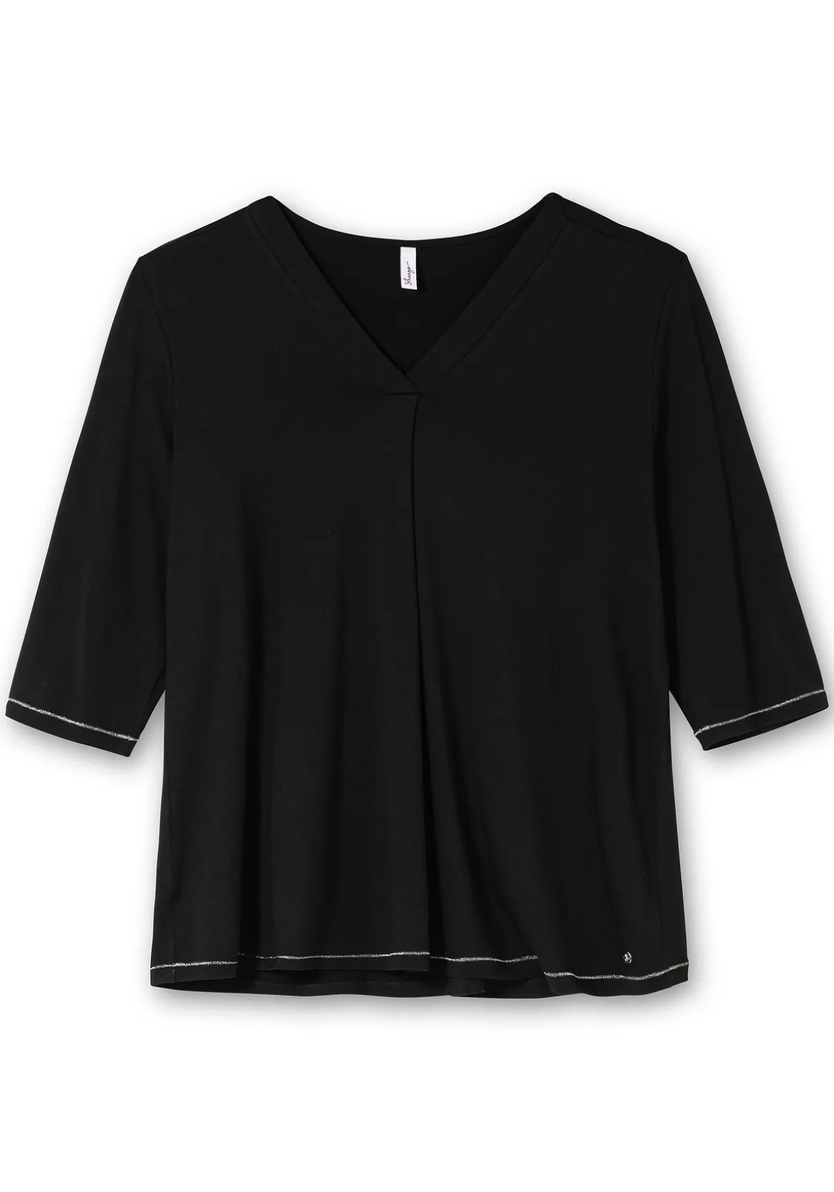 3/4-Arm-Shirt in leichter A-Linie, mit TENCEL™ Lyocell