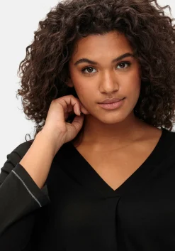 3/4-Arm-Shirt in leichter A-Linie, mit TENCEL™ Lyocell