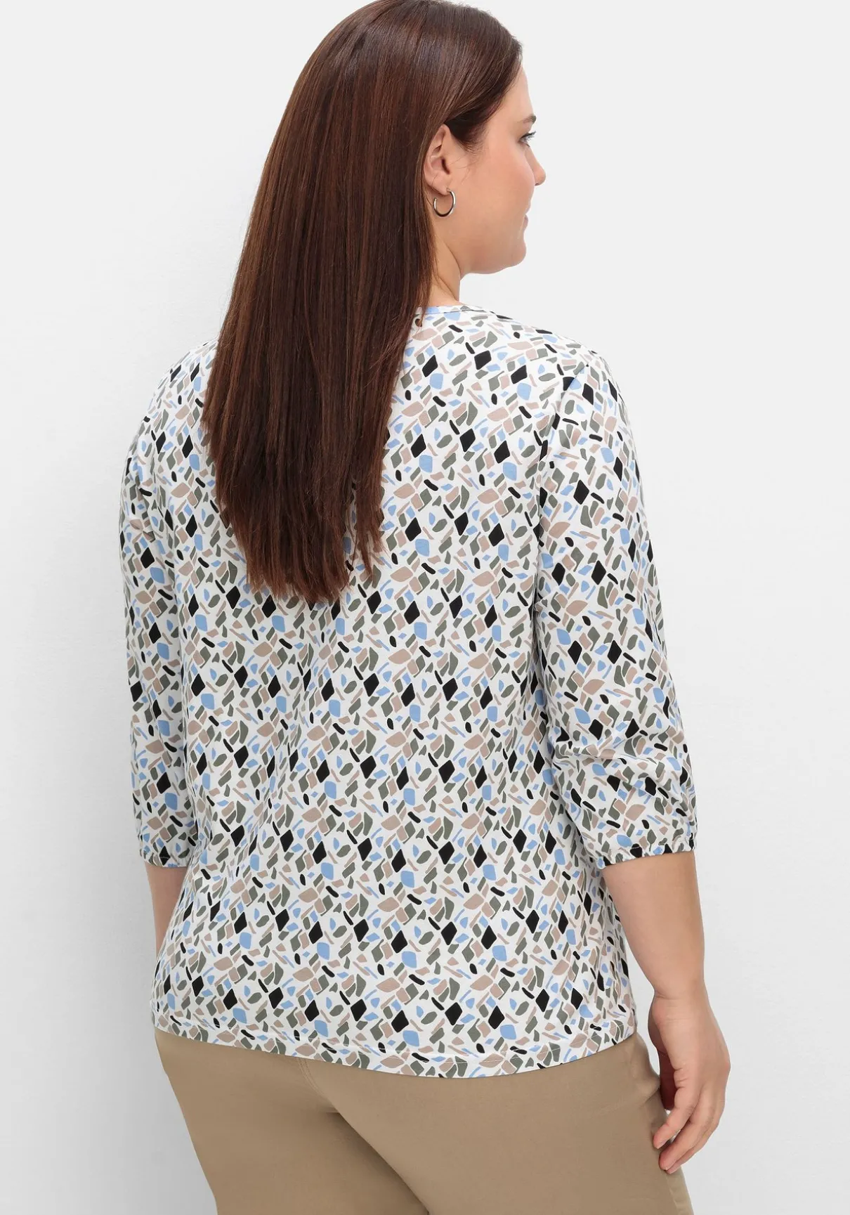 3/4-Arm-Shirt mit Grafikprint