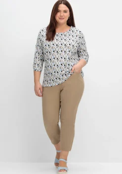 3/4-Arm-Shirt mit Grafikprint