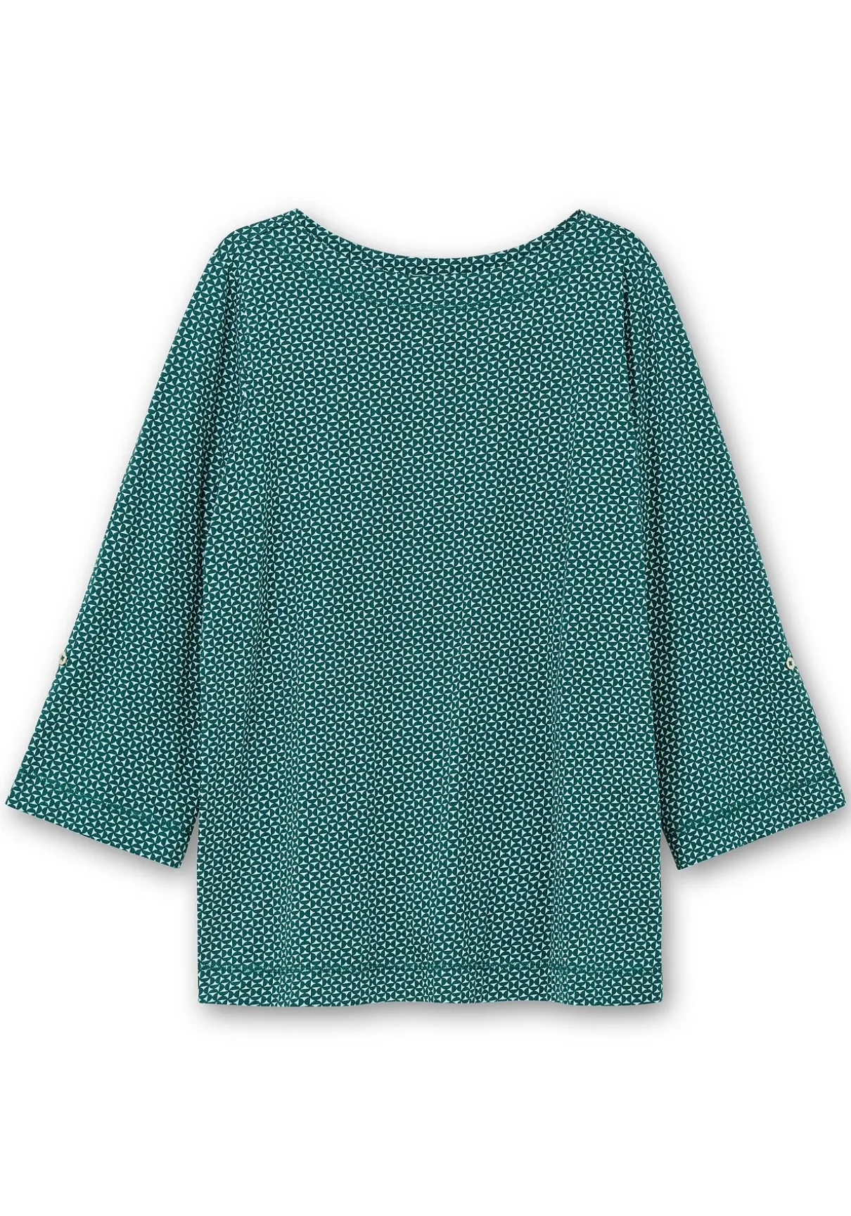 3/4-Arm-Shirt mit grafischem Minimaldruck