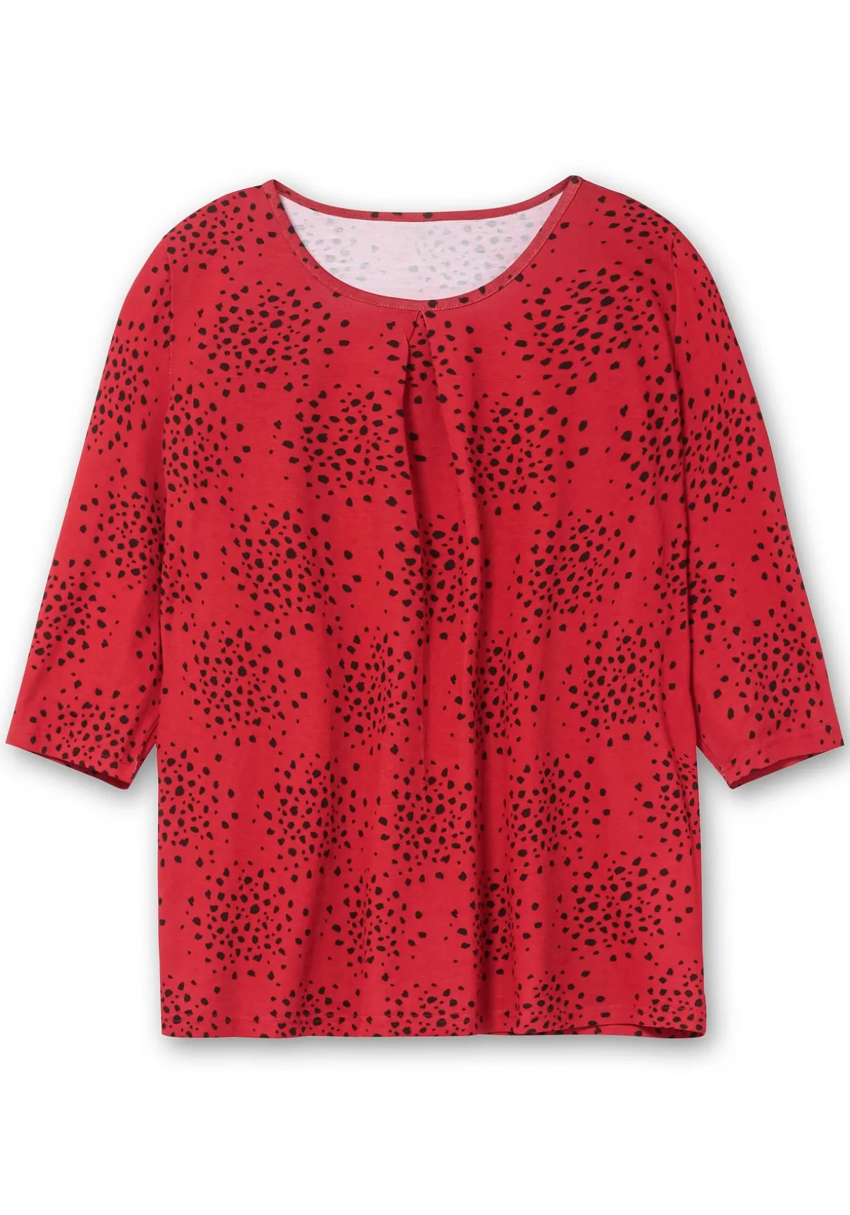 3/4-Arm-Shirt mit Konfetti-Print