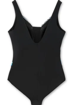 Badeanzug mit Blumenprint, stark formend