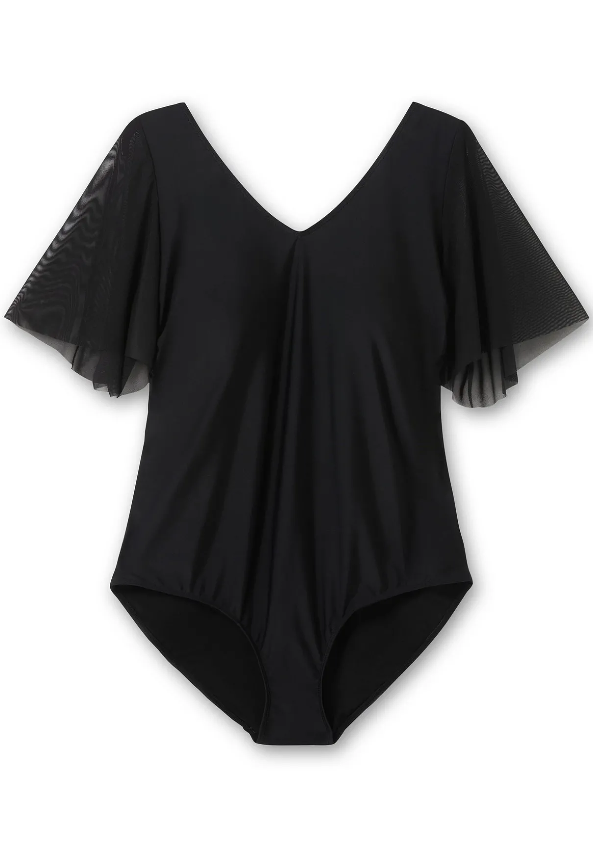 Badeanzug mit Flügelärmeln und Shape-Effekt