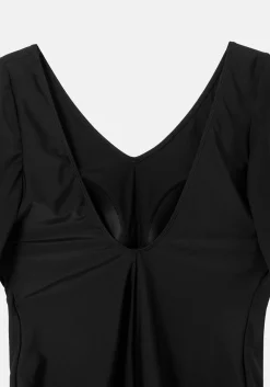 Badeanzug mit Flügelärmeln und Shape-Effekt