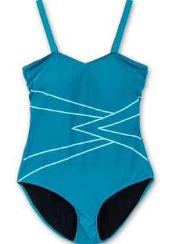 Badeanzug mit grafischem Muster