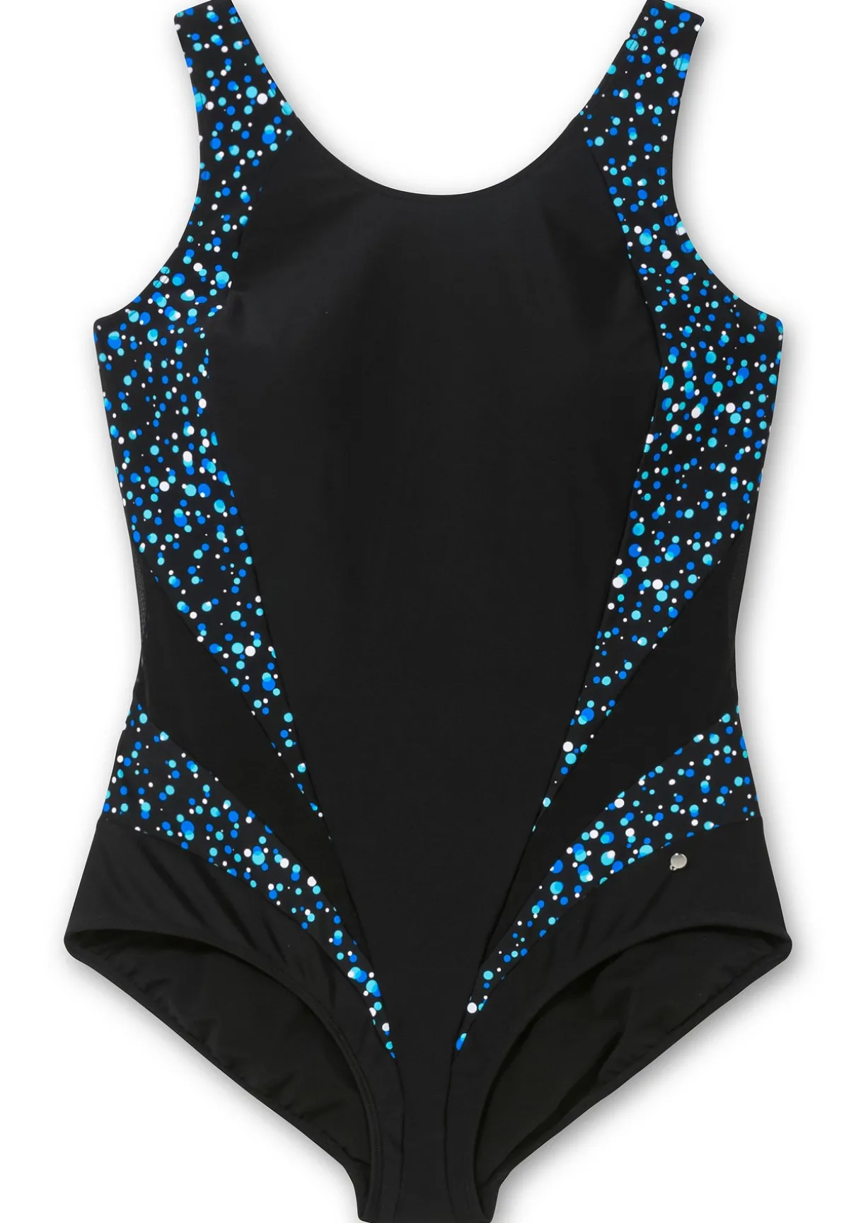 Badeanzug mit Kontrastdetails, stark formend