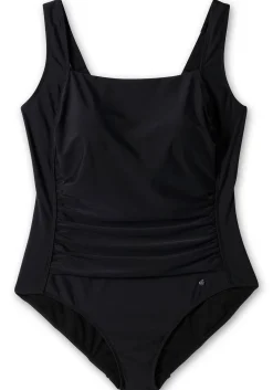 Badeanzug mit Raffung und Shaping-Einsatz