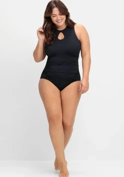 Badeanzug mit Shaping-Effekt und Cut-out