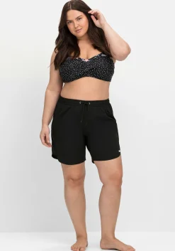 Badehose mit Bindeband, seitlich abgerundet