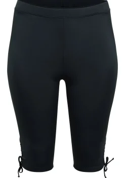 Badehose mit Raffung, Shape-Caprischnitt