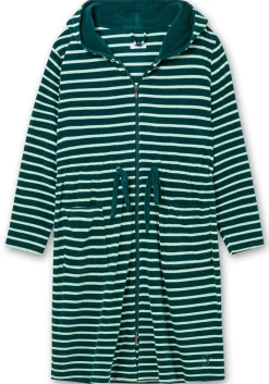 Bademantel mit Kapuze und Reißverschluss