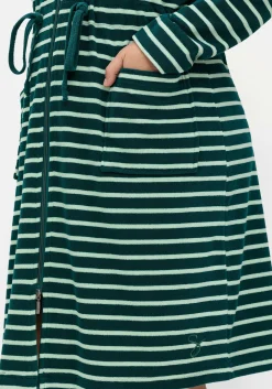 Bademantel mit Kapuze und Reißverschluss