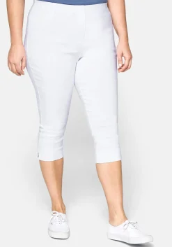 Bengalin-Hose in Caprilänge mit Schlupfbund