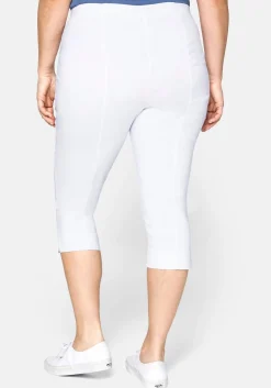 Bengalin-Hose in Caprilänge mit Schlupfbund