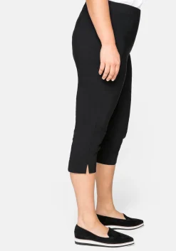 Bengalin-Hose in Caprilänge mit Schlupfbund