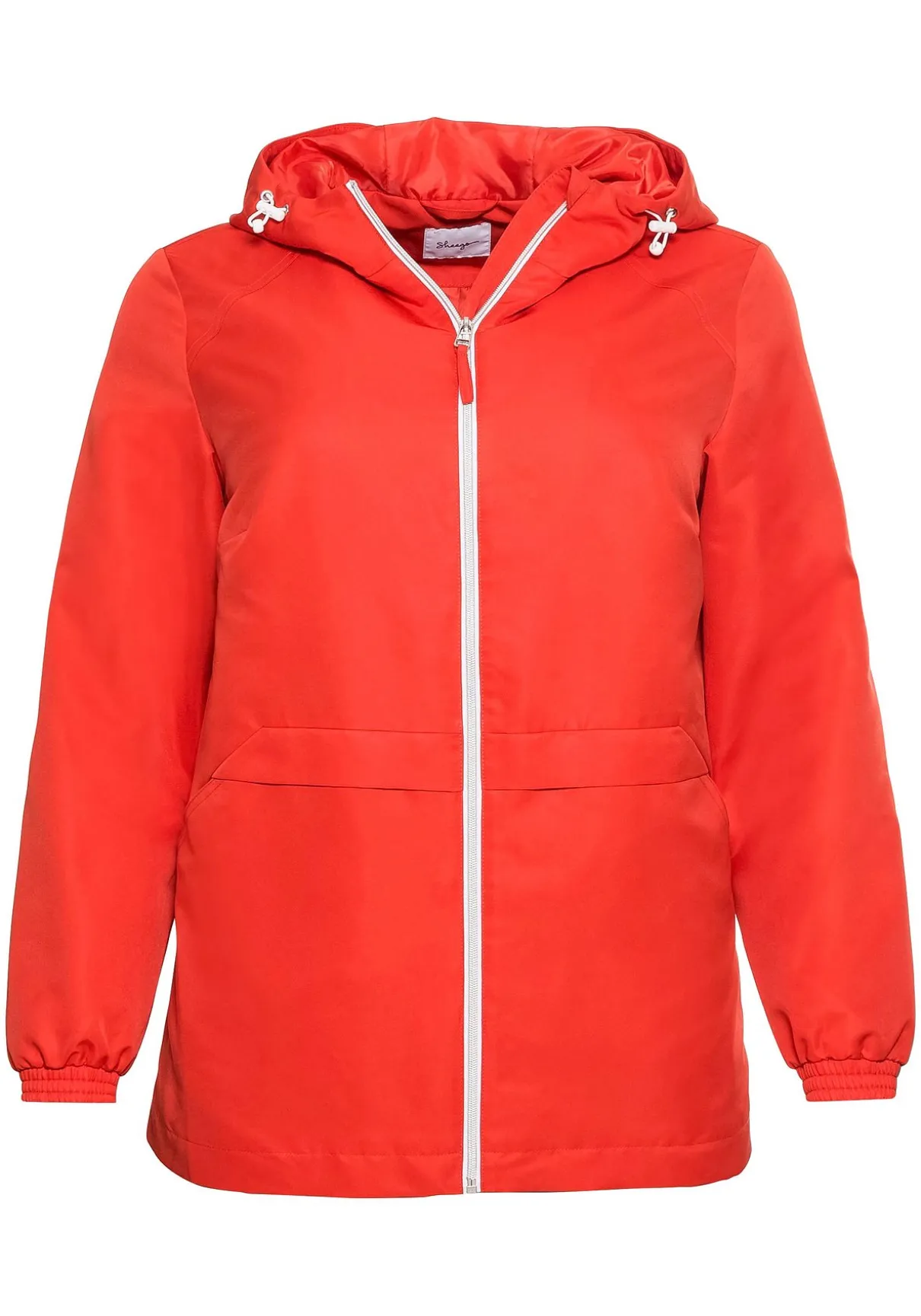 Übergangsjacke aus Microfaser, mit Kapuze