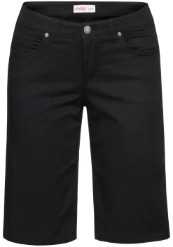 Bermudas in 5-Pocket-Form, aus Baumwoll-Twill