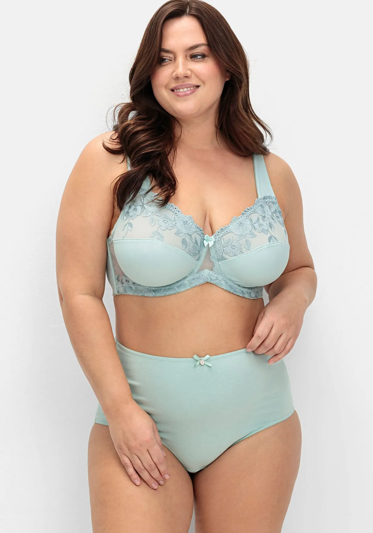 Bügel-BH mit leicht transparenter Spitze