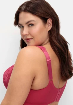 Bügel-BH mit Stickerei-Spitze allover