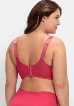 Bügel-BH mit Stickerei-Spitze allover