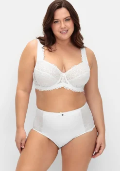 Bügel-BH mit Stickerei-Spitze allover