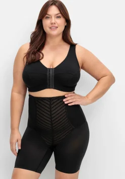 Bügelloser BH mit Vorderverschluss, breite Träger