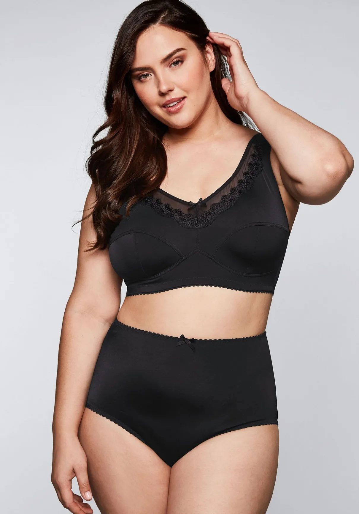 BH ohne Bügel mit breitem Unterbrustband