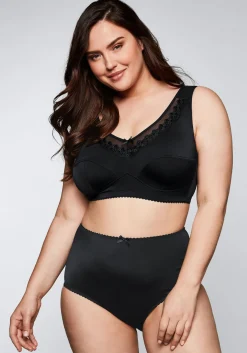 BH ohne Bügel mit breitem Unterbrustband