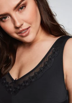 BH ohne Bügel mit breitem Unterbrustband