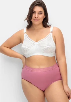 BH ohne Bügel mit Cups aus stabiler Spitze