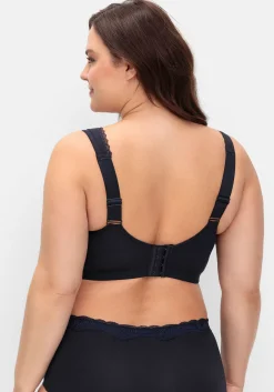 BH ohne Bügel mit dekorativer Spitzenkante