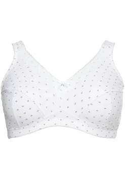 BH ohne Bügel mit dezentem Druck, wattierte Träger