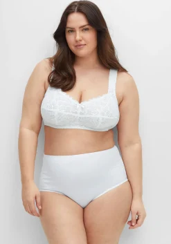 BH ohne Bügel mit leicht transparenter Spitze