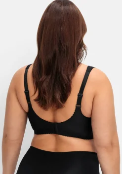 BH ohne Bügel, mit Spitzeneinsatz