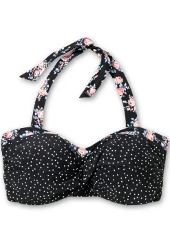 Bikinioberteil in Wickeloptik, mit Neckholder-Träger