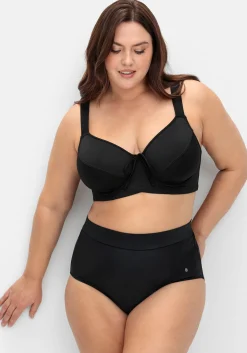 Bikini-Oberteil mit Bügeln und Schleife am Ausschnitt