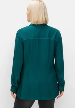 Bluse aus weich fließendem Viskose-Twill