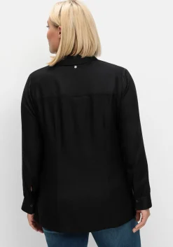 Bluse aus weich fließendem Viskose-Twill