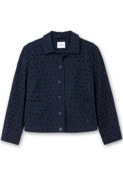 Blusenjacke aus Lochspitze