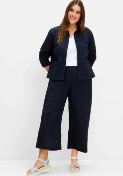 Blusenjacke aus Lochspitze