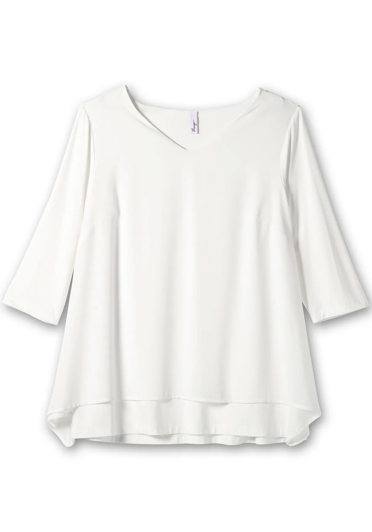 Blusenshirt mit Chiffon, doppellagig