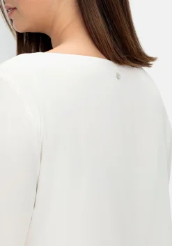 Blusenshirt mit Chiffon, doppellagig