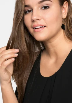 Blusenshirt mit gelegten Falten, im Lagenlook