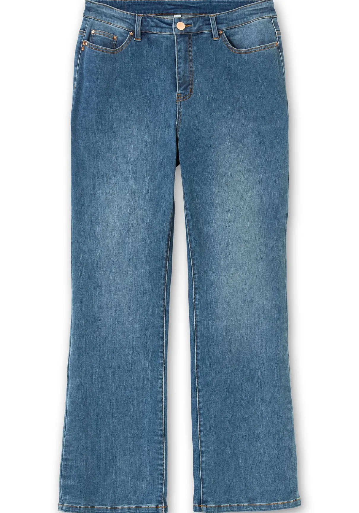 Bootcut Stretch-Jeans mit Bodyforming-Effekt